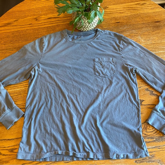 J.Crew Long Sleeve Pocket T-Shirt in Large Grey - Picture 5 of 5